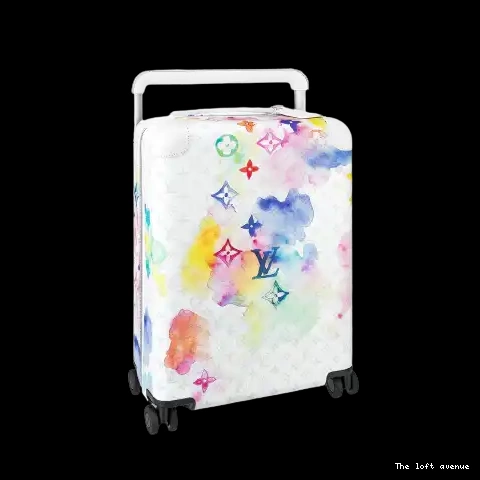 MONOGRAM SUITCASE CUSTOM 37L WATERCOLOUR HORIZON 55 0514